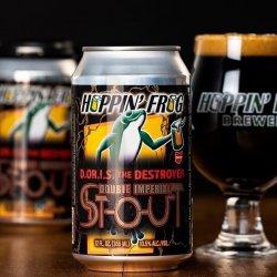 Hoppin Frog D.O.R.I.S. The Destroyer Russian Imperial Stout Untappd 4,11  - Fish & Beer