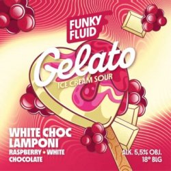 Funky Fluid  Gelato White Choc Lamponi - Browarium