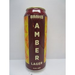 Banks Amber Lager 5% 500ml - Grape & Grain