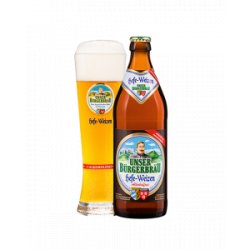 UNSER BÜRGERBRÄU Hefe-Weizen alkoholfrei - 9 Flaschen - Biershop Bayern