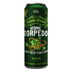 Sierra Nevada - Atomic Torpedo Juicy West Coast DIPA 8.2% ABV 568ml Can - Martins Off Licence