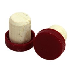 Plastic Topped Corks - Red - 30 Pack - Brewbitz Homebrew Shop