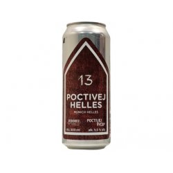 Zichovec - 13°Poctivej Helles 0,5l can 5,6% alc. - Beer Butik