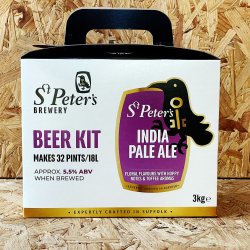 St Peters - IPA India Pale Ale - 32 Pint Beer Kit - Brewbitz Homebrew Shop