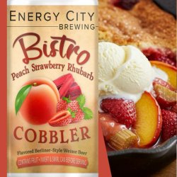 Energy City Brewing Bistro Peach Strawberry Rhubarb Cobbler Energy City Brewing Bistro Peach Strawberry Rhubarb Cobbler