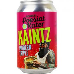 Poesiat & Kater Kaintz Modern Tripel Blik - Drankenhandel Leiden / Speciaalbierpakket.nl