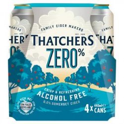 Thatchers Zero 0.0% Cider 24 x 440ml Cans - Liquor Library