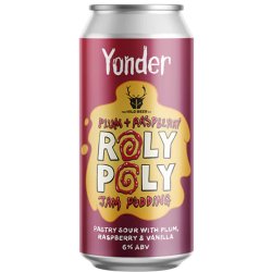 Yonder x Wild Beer Collab Plum & Raspberry Roly Poly Jam Pudding 440ml (6%) - Indiebeer