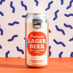 Pressure Drop Brewery  Premium Lager Beer  4.5% 440ml Can - All Good Beer