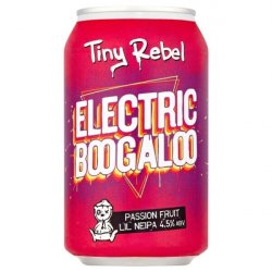 Tiny Rebel Electric Boogaloo Passion Fruit Lil NEIPA 24 x 330ml Cans Case - Liquor Library