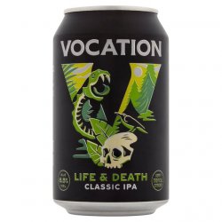 Vocation Life & Death IPA Cans 24 x 330ml Case - Liquor Library