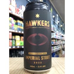 Hawkers Imperial Stout 2022 Bourbon Barrel Aged 440ml Can - Purvis Beer