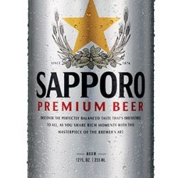 Sapporo Premium Lager 2412 oz cans - Beverages2u