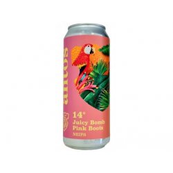 Antoš - 14°Juicy Bomb Pink Boots NEIPA 0,5l can 6,2% alk. - Beer Butik