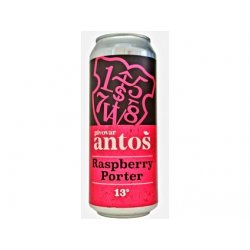 Antoš - 13°Raspberry Porter  0,5l can 4,3% alk. - Beer Butik