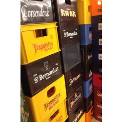 Branded Empty Plastic Beer Crate - The Belgian Beer Company