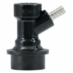 CONECTOR BALL LOCK SALIDA DE LIQUIDO CON ESPIGA (NEGRO) - Insumos Cerveceros de Occidente