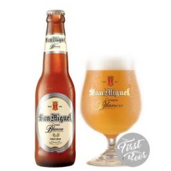 Bia San Miguel Wheat Blanca 5.4% – Chai 330ml – Thùng 24 Chai - First Beer – Bia Nhập Khẩu Giá Sỉ