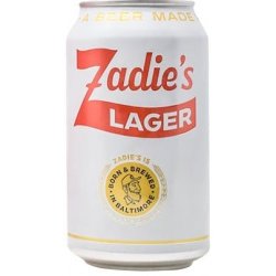 Union Craft Brewing Zadies Lager 12 pack 12 oz. Can - Petite Cellars