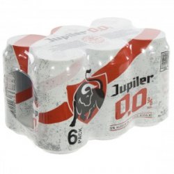 Jupiler 0,0%  33 cl  Blik  6 pak - Thysshop