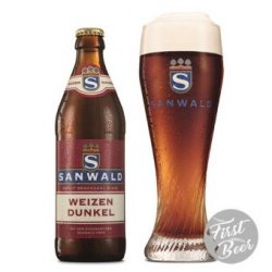 Bia Sanwald Weizen Dunkel 5% – Chai 500ml – Thùng 20 Chai - First Beer – Bia Nhập Khẩu Giá Sỉ