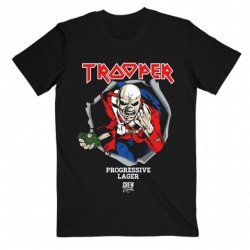 CREW X TROOPER T-SHIRT - Iron Maiden Beer