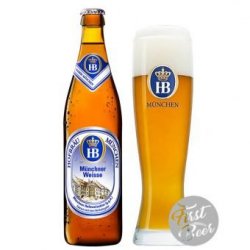 Bia HB Munchner Weisse 5.1% – Chai 500ml – Thùng 20 Chai - First Beer – Bia Nhập Khẩu Giá Sỉ