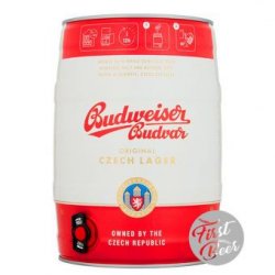 Bia Budweiser Budvar 5% – Bom 5 lit - First Beer – Bia Nhập Khẩu Giá Sỉ