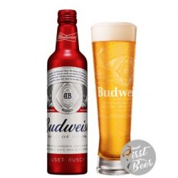 Bia Budweiser 5% – Chai Nhôm 475ml – Thùng 24 Chai - First Beer – Bia Nhập Khẩu Giá Sỉ