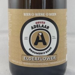 Geuze Gueuze Geuze Adelaar Elderflower (2022) - Gedeelde Vreugde