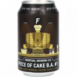 Frontaal Piece of Cake B.A. #1 Imperial Pastry Stout - Drankgigant.nl