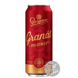 Bia Staropramen Granát 4.8% – Lon 500ml – Thùng 24 Lon - First Beer – Bia Nhập Khẩu Giá Sỉ