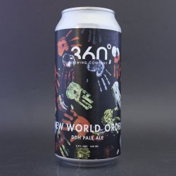 360 Degree Brewing Company - New World Order - 5.8% (440ml) - Ghost Whale