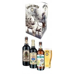 Samuel Smith GIFT BOX, includes three bottles, glass & coasters - Samuel Smith