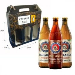 Kit Presenteável 3 s Paulaner - CervejaBox