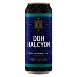 Thornbridge- Halcyon DDH Imperial IPA 7.4% ABV 440ml Can - Martins Off Licence