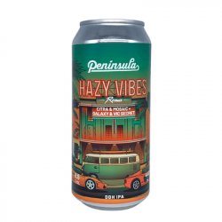 Península Hazy Vibes Remix Citra & Mosaic + Galaxy & Vic Secret DDH IPA 44cl - Beer Sapiens