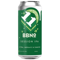 BBNo 11 Green Hop Session IPA (10th Birthday Edition) 440ml (4.2%) - Indiebeer