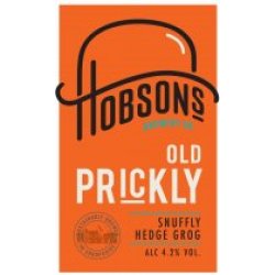Hobsons Brewery Old Prickly Hobsons Brewery Old Prickly
