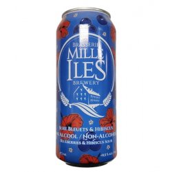 Mille-Iles - Sure Bleuets & Hibiscus Sans alcool - 473ml - La Bière à Boire