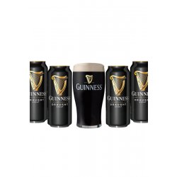 Guinness 4 Latas + Vaso - Cervezas del Mundo