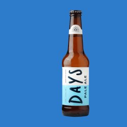 Non Alcoholic Days Brewing Pale Ale  Alcohol Free Days Brewing Pale Ale Bottle (0.0% ABV) - Wise Bartender