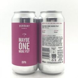 Verdant Brewing Co  One More PSI - Bath Road Beers