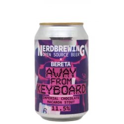 Nerdbrewing Away From Keyboard Imperial Chocolate Macaron Stout - Hops & Hopes