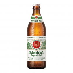 Schneider, Bayrisch Hell, German Lager, 4.9%, 500ml - The Epicurean