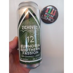 Zichovec Euphoria Southern Passion 12°5,1% 0,5l - Pivní lednice