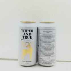 Wiper and True  Plum Pudding Porter - Bath Road Beers