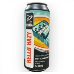 Funky Fluid + Pinta Hello Hazy 8% 50cl - La Domadora y el León