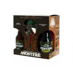 ANOSTEKE Coffret 4*33cl + 1 verre - - La Cave d’Antoine