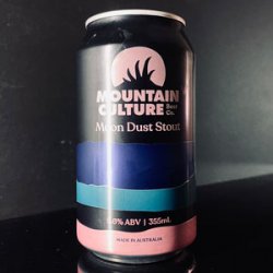 Mountain Culture Beer Co., Moon Dust Stout, 355ml - My Beer Dealer